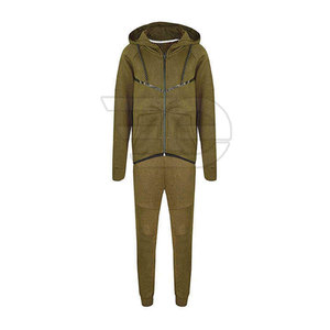 Survêtements d'hiver décontractés pour hommes, à capuche avec cordon de serrage, 100% coton, pour l'entraînement, la course à pied, le fitness, le jogging, en plein air, légers - Product Image 4