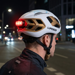 Casco Bici Elettrica di Alta Qualità con Ventilazione Eccellente, Design Brevettato, Luce Posteriore Magnetica, Casco da Ciclismo Urbano - Product Image 1