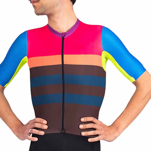 Custom Men's Thermal Cycling Jersey Breathable Lightweight Windproof Four-Way Stretch Long-Sleeve Winter MTB Racing Plus Size - Product Image 3