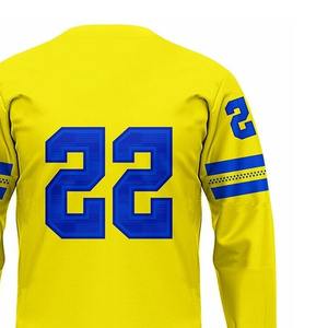 Conjuntos de Uniformes de Hockey sobre Hielo Personalizados, Ropa Deportiva de Estilo Único, Impresión por Sublimación con Nombre del Equipo, Material de Nailon OEM, Juvenil/Adulto/Niño - Product Image 4