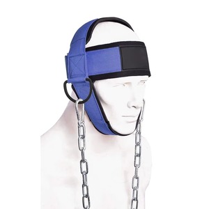 Gym Head Harness for Neck <b>Strength</b> <b>Training</b> Fitness Equipment with Padded Support and Heavy Duty Steel Chain Attachment - Product Image 4