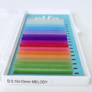 ขนตาปลอม ELFA EF3 PROMADE FANS สีดำเมก้าแมท ไฮ ลอน ไฟเบอร์ วอลุ่ม ธรรมชาติ นุ่ม 0.15 มม. อุปกรณ์ต่อขนตาแบบเส้นต่อเส้น - Product Image 3