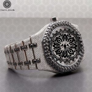 Charm_Jewells Women's Luxury Stainless Steel <b>Watch</b> 38mm Round Case Analog Quartz Sapphire Crystal Butterfly Clasp - Product Image 4