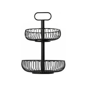 Cesta de frutas de hierro de primera calidad a un precio razonable para organizar y exhibir frutas en la cocina. - Product Image 1