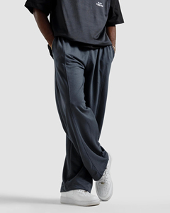 Men's Wide Leg Cotton <b>Trousers</b> <b>Elastic</b> <b>Waist</b> Casual Pants Breathable Midweight Flared Waterproof Fleece Multi-Pocket - Product Image 2