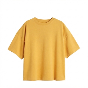 เสื้อครอปแขนสั้นคอกลมสำหรับผู้หญิง เสื้อยืดลำลองพื้นฐาน ผู้ผลิตเสื้อผ้าตามสั่ง - Product Image 1