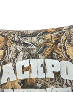 Short cargo camouflage Jackpot District pour homme, taille mi-haute, imprimé feuille d'aluminium, tenue décontractée d'été - Product Image 4