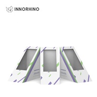 Boîte en carton pliable de qualité alimentaire pour sandwichs et sushis, avec fenêtre transparente, gaufrage, lamination mate, couleur personnalisée, biodégradable, pour boulangerie