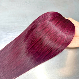 ผมต่อแบบ Genius Wefts ขนาด 20 นิ้ว ขายดี มีหลายสี สำหรับร้านเสริมสวย ขายส่ง ผมแท้คุณภาพพรีเมียมแบบ Double Drawn - Product Image 2