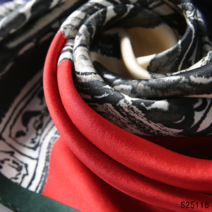 Customizable Color & Logo Printed 100% <b>Silk</b> Satin <b>Scarf</b> Medium Length Casual Style for Women High Quality Breathable Comfortable - Product Image 5