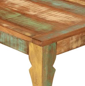 Mesa de Comedor de Estilo Bistro con Tapa de Madera Reciclada de Forma Cuadrada, Patas Curvas de Madera Moderna de Mediados de Siglo, Ecológica, Duradera, en Varios Colores - Product Image 6