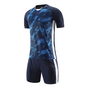 Premium High Quality 100% Polyester Breathable Customizable Unisex Adult Soccer Uniform Sets Crew Neck Fabric <b>Heat</b>-Transfer - Product Image 1