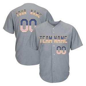 เสื้อเจอร์ซีย์เบสบอลเสื้อเบสบอลป้ายพรีเมียมเสื้อเบสบอลแขนสั้นที่ได้แรงบันดาลใจจากทีมวิญญาณออกแบบได้ตามต้องการ - Product Image 1