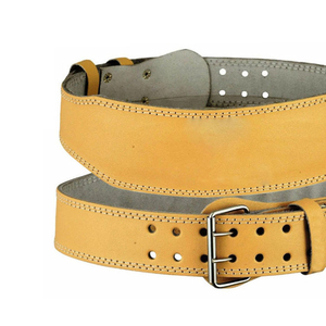 Ceinture de musculation en cuir véritable avec levier, personnalisable avec logo, équipement de musculation, ceinture à levier - Product Image 3