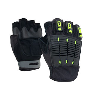 Guantes de Ciclismo de Cuero con Logotipo Personalizado, Diseño de Medio Dedo, Ligeros, de Verano, de Alta Calidad, para Hombre - Product Image 4
