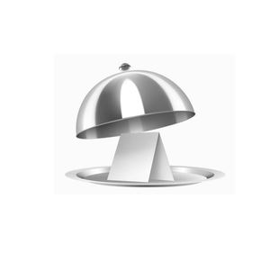 Nouveau design, vente en gros, couvercle alimentaire en acier inoxydable personnalisable avec logo, article de vaisselle pour hôtel et maison, couvercle de plat - Product Image 3