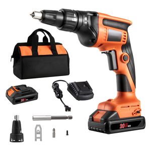 Kit de Atornillador para Paneles de Yeso de 20V Máx., 4200 RPM, Inalámbrico, Sin Escobillas, con 2 Baterías, Cargador y Clip para Cinturón, para Personalización DIY ODM - Product Image 5