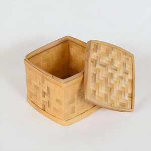 Cajas de regalo para pasteles, cestas de regalo para bodas, contenedores para recuerdos, precio al por mayor, cajas de bambú natural ecológicas - Product Image 3