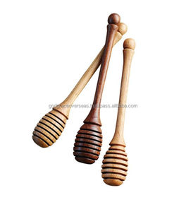 Cuillère à miel en bois naturel de haute qualité, artisanat, vaisselle, avec taille et logo personnalisés - Product Image 6