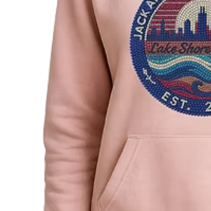 Sudadera con Capucha Rosa Brillante para Mujer, Informal, de Manga Larga, para Uso Diario, Estilo Urbano, Cómoda, Prenda de Moda - Product Image 3