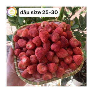 สตรอว์เบอร์รีสดทั้งลูก ผลไม้หวานๆ สำหรับขนมปัง ธัญพืช เครื่องดื่ม วัตถุดิบผลไม้อบแห้งเวียดนาม - Product Image 4