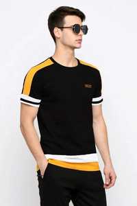 T-shirt en maille pour homme, coupe classique, couleur personnalisable sur le devant, 100 % coton, col rond, manches courtes, décontracté, respirant, écologique, séchage rapide - Product Image 4