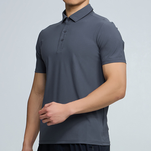 Polo pour homme, sweat-shirt, tissu respirant, vêtements de musculation, vêtements de sport, polos personnalisés avec logo - Product Image 5
