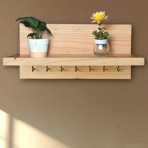 Organisateur mural tendance en forme de clé vintage avec crochets décoratifs - Product Image 5