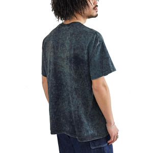 T-shirts homme effet délavé, coton, coupe classique, toucher doux, tissu respirant, usage quotidien décontracté, col rond. - Product Image 5