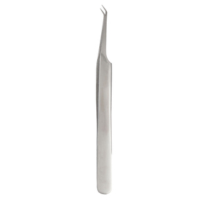 Pince à épiler professionnelle incurvée en acier inoxydable OEM/ODM, anti-magnétique, haute précision, outils d'isolation des cils, directement de l'usine - Product Image 4