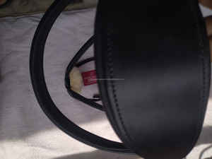 Brida mexicana de excelente calidad para caballos, incluye banda decorativa para la nariz y banda para la frente de diamantes de imitación, producto de cuero Premium - Product Image 4