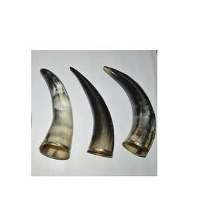 Jarra de Cerveza Hecha a Mano de Cuerno de Búfalo con Acabado Natural al por Mayor - Estilo Cuerno Vikingo para Beber - Product Image 3