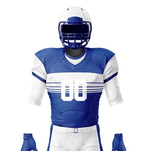 Ensemble d'uniformes de football américain personnalisés imprimés, maillot et pantalon de football sublimés, vêtements de sport d'équipe résistants et anti-humidité - Product Image 4