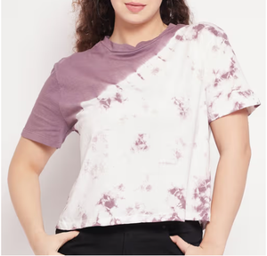 เสื้อยืดแขนสั้นสำหรับผู้หญิงใส่ได้ทุกวันสไตล์ลำลองจากผู้ผลิตเสื้อผ้าที่มีคุณภาพ - Product Image 2