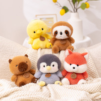 Peluche Courte Authentique Série Zoo Mignonne avec Rembourrage en Coton PP 11-30cm, Petite Poupée Animal, Cadeau d'Anniversaire pour Enfants et Jeunes
