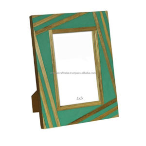 CrestMount Layered Wood <b>Frame</b> | Dual-Tone Wooden <b>Photo</b> <b>Frame</b> in Acacia Finish with Raised Edge for Wedding & Heritage Decor - Product Image 6