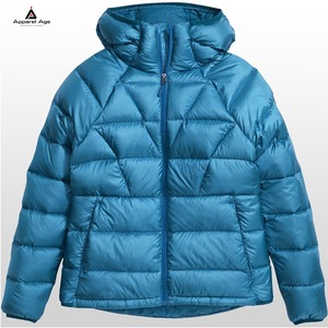 Chaqueta Acolchada de Invierno para Mujer, con Capucha, Ligera, con Cierre, Diseño Liso, a Prueba de Viento, con Logotipo Personalizado de Alta Calidad, Tallas Grandes - Product Image 3