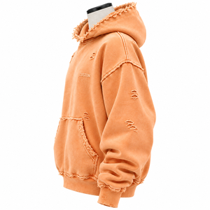 Sudadera con Capucha Extra Grande de Alta Calidad, 100% Algodón, Estilo Vintage Lavado, Unisex, con Bolsillo Canguro - Product Image 4