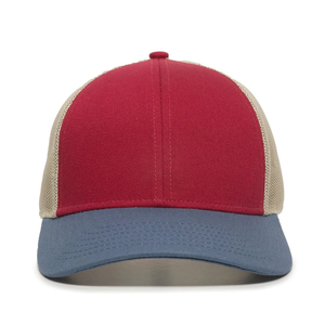 Customized Trucker Baseball Caps 5-Panel Sporty 3-Tone Structured Front Mesh Back Adjustable Snapback <b>Hats</b> Bulk Custom <b>Hats</b> - Product Image 5