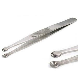 Professional 2-Piece 12-inch Stainless Steel Chef Tweezers with Serrated Tips Dishwasher Safe for BBQ and Cooking Tongs - Product Image 1