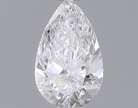Diamante cultivado en laboratorio de 1.07 quilates, corte PEAR BRILLIANT, claridad VVS 2, corte excelente, diamante para la elaboración de joyas personalizadas