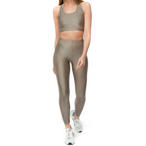 Ensemble 2 pièces de leggings de yoga Bnice en dentelle unie pour femme, taille haute, sans couture, effet push-up, pour fitness et entraînement - Product Image 4