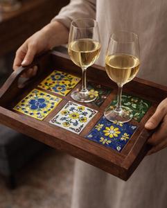 ถาดเสิร์ฟเคลือบเงาแบบทันสมัยขายดี พร้อมหูจับ ดีไซน์อิตาเลียน ราคาคุ้มค่า จาก UO อินเดีย - Product Image 3