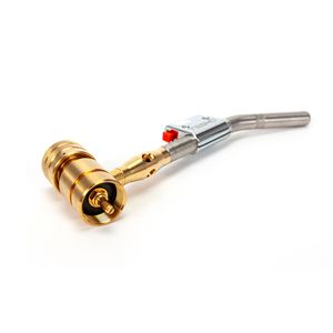 Torche à gaz portable Tesmo Lumos A en laiton et acier inoxydable pour le brasage de tuyaux en cuivre, la soudure et l'installation de climatisation - Product Image 4
