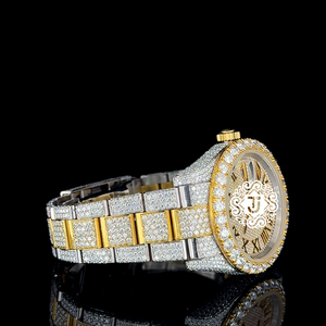 Reloj de Lujo Hip Hop con Diamantes Moissanite de Alta Demanda, Totalmente Cubierto de Diamantes con Claridad VVS, Acero Inoxidable, Disponible a Precio de Fábrica - Product Image 5