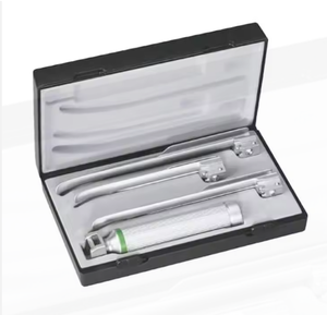 ชุดเครื่องมือผ่าตัดไฟเบอร์ออปติก SERGLAB Macintosh Orthopedic 4 ใบมีด สำหรับหู คอ จมูก ห้องไอซียู และการวินิจฉัย - Product Image 1
