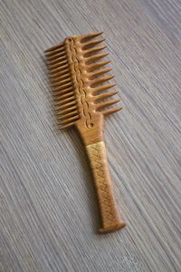 Custom <b>Engraved</b> Wooden Comb Personalized Logo Hair Comb Solid Wood Hair Styling <b>Tool</b> Gift Promotional Corporate Use - Product Image 2