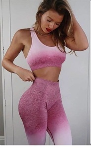 Ropa Deportiva Personalizada para Mujer, Conjunto de Dos Piezas de Leggings de Yoga con Estiramiento en 4 Direcciones, Suave y de Secado Rápido - Product Image 5