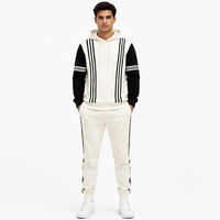 Survêtements pour hommes de qualité supérieure, vente en gros, faible MOQ, sur mesure, manches longues, grandes tailles, pour l'hiver, livraison rapide