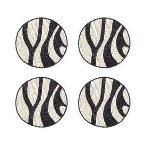 Posavasos de Cuentas de Vidrio Hechos a Mano MS HANDICRAFT - Regalos Religiosos Clásicos, Portátiles de 4x4 Pulgadas con Revestimiento de Poliéster - Product Image 4